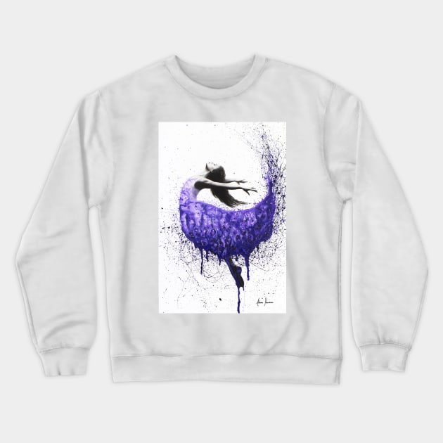 Purple Dance Crewneck Sweatshirt by AshvinHarrison